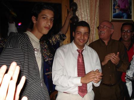 moi et adil + son pere