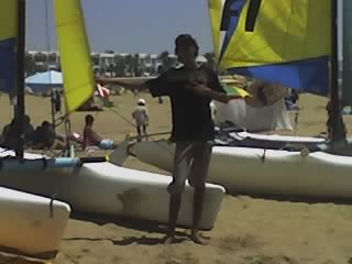 a cot� des catamarants