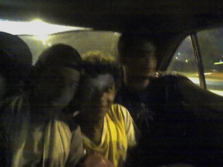 retoure de la plage vers 8h 30