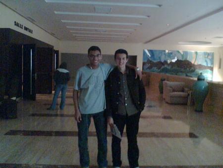 badre avec son ami jabiri